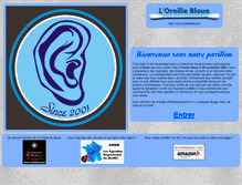 Tablet Screenshot of loreillebleue.fr